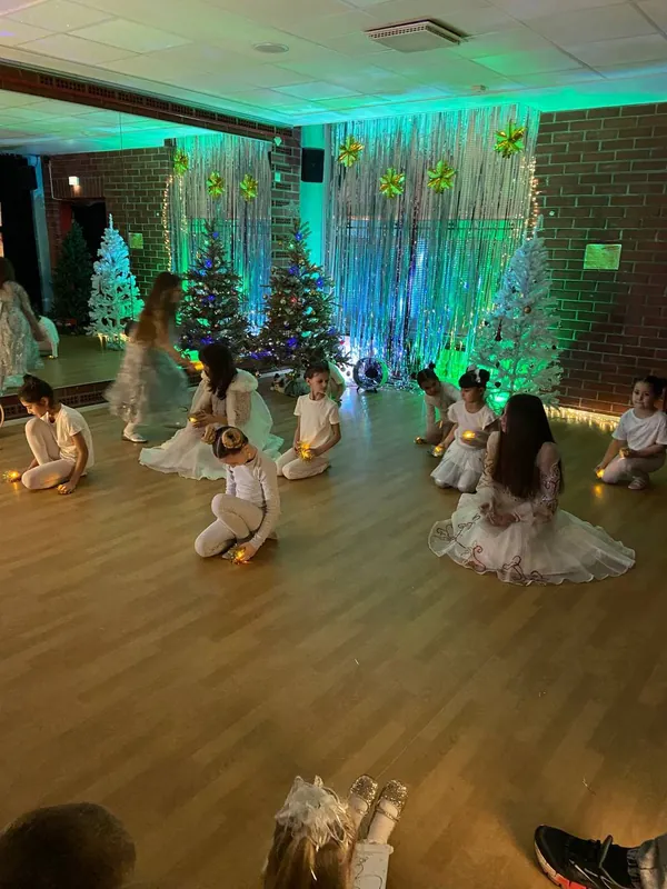 A dance performance at a celebration