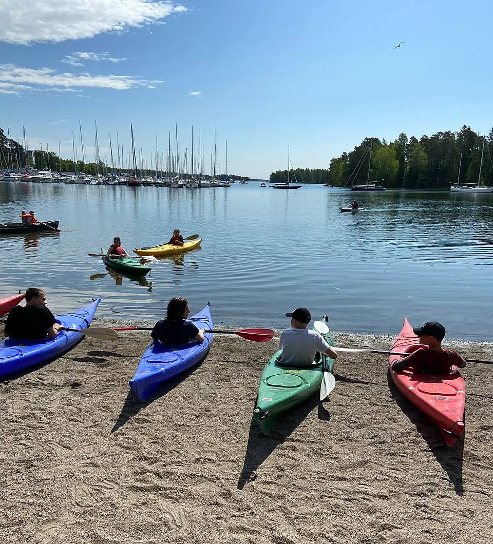 Children at a DobroCenter Finland summer camp
